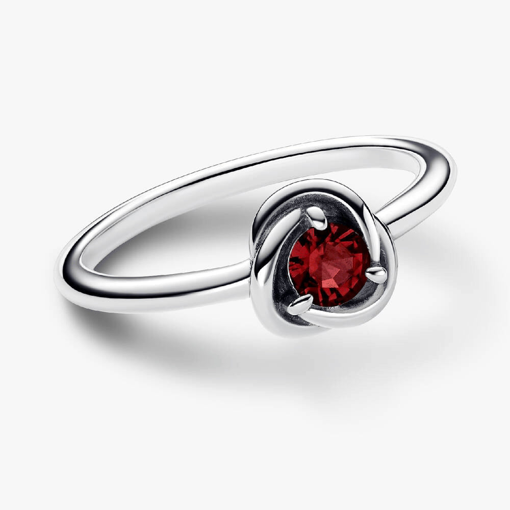 July Birthstone Eternity Circle Ring