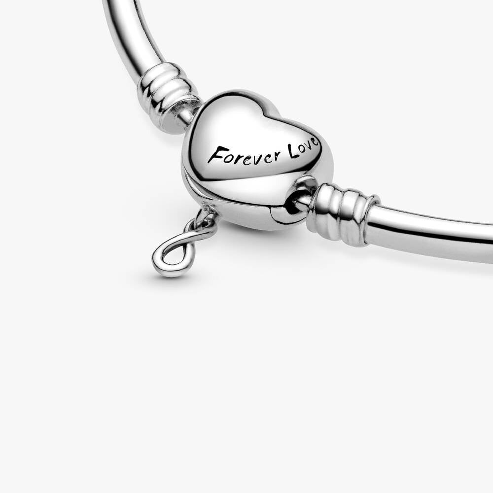 FINAL SALE - Pandora Moments Infinity Heart Clasp Bangle
