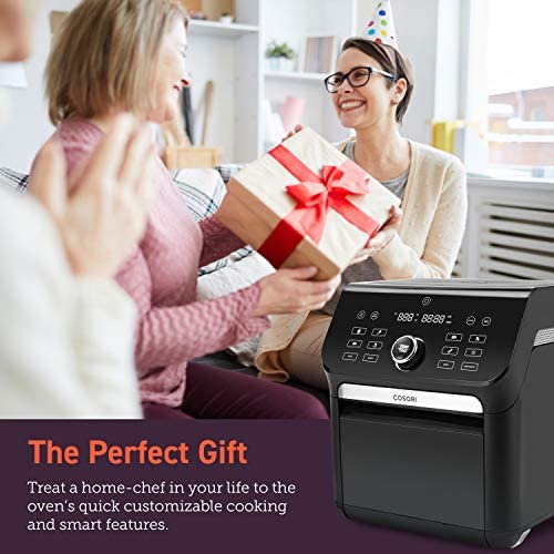 6.8-Qt Air Fryer With Dual Heating And Smart Temperature Control - CAF-P583S-KUS