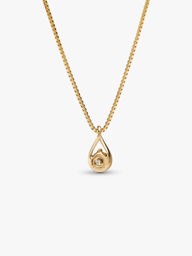 Pandora Infinite 14k Gold Lab-grown Diamond Pendant Necklace