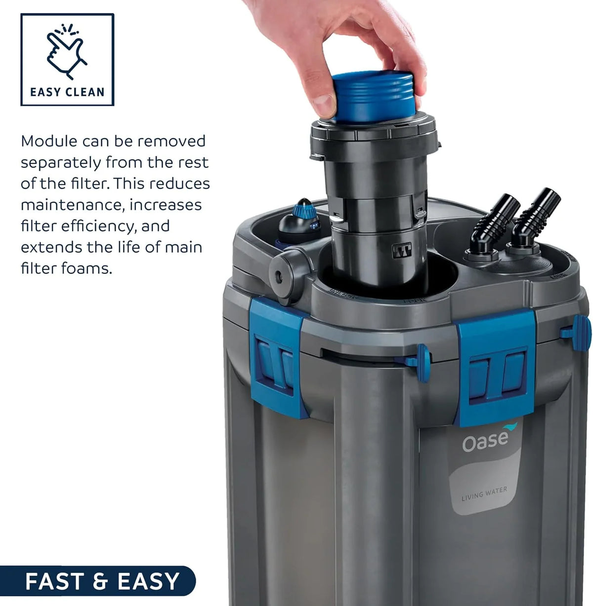 OASE BioMaster Thermo 250 Aquarium Filter, Black