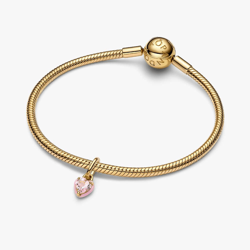 Pink Chakra Heart Mini Dangle Charm