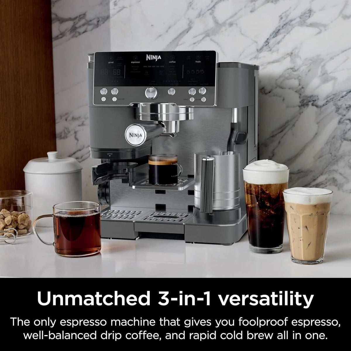 NINJA Espresso Machine & Drip Coffee Maker - Luxe Cafe ES601