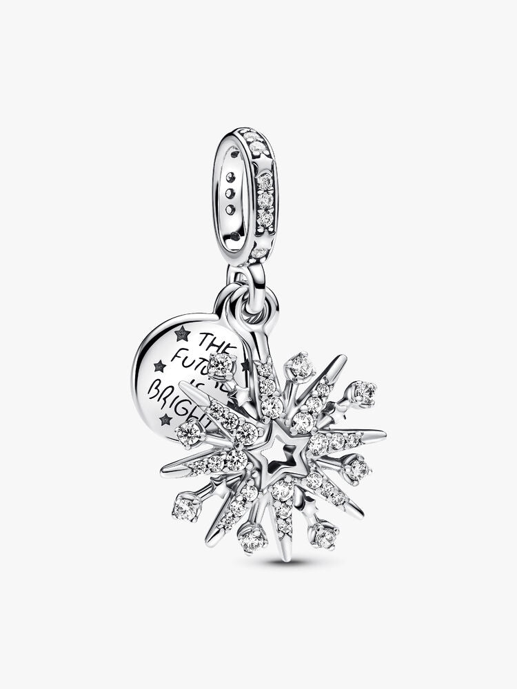 Sparkling Firework Double Dangle Charm