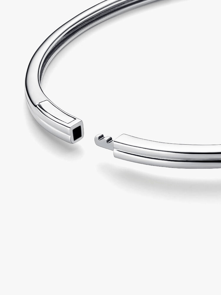 Pandora Infinite Sterling Silver Lab-grown Diamond Bangle