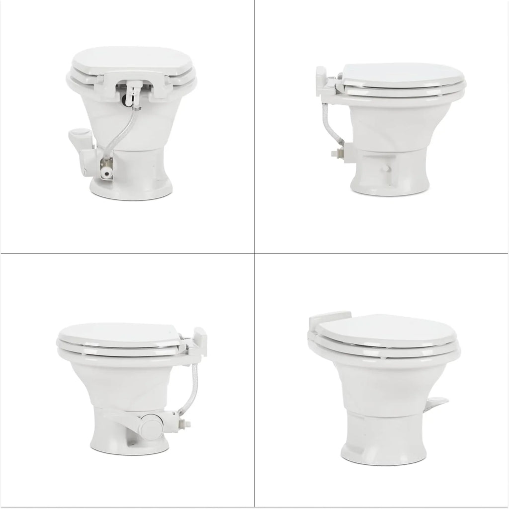 320 Series Standard Height RV Toilet - White