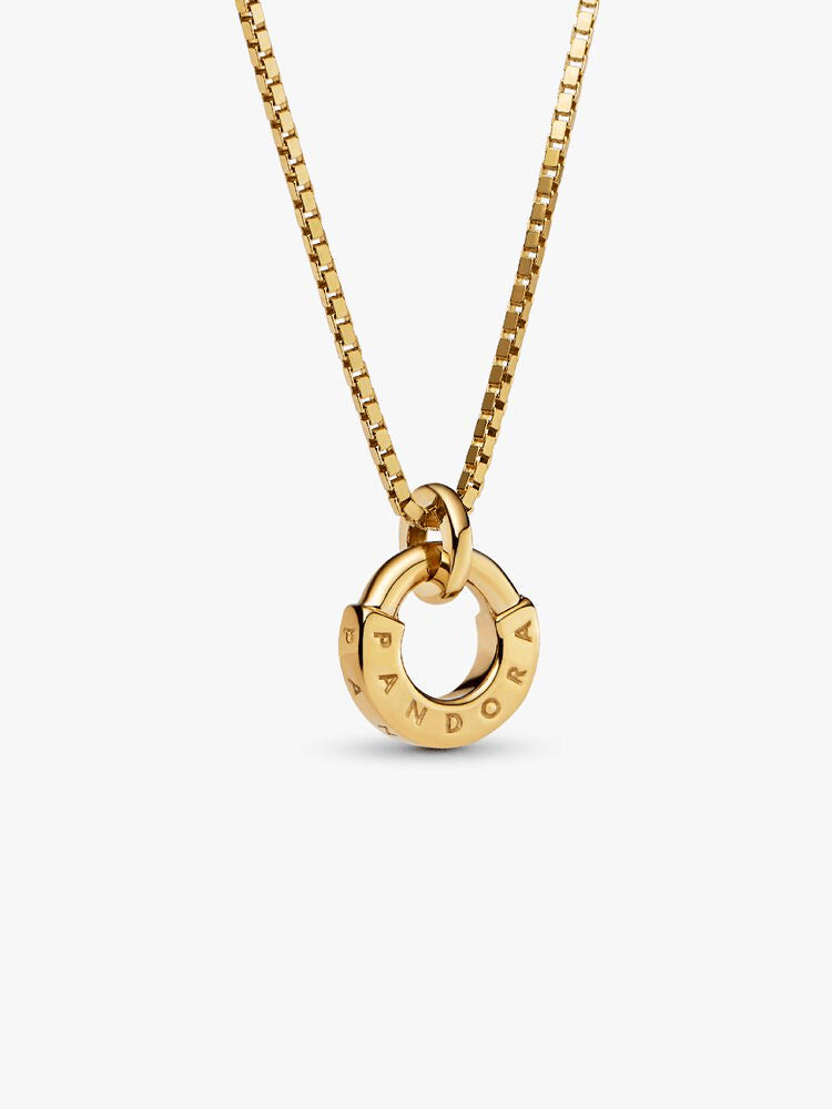 FINAL SALE - Pandora Signature I-D Collier Pendant & Necklace