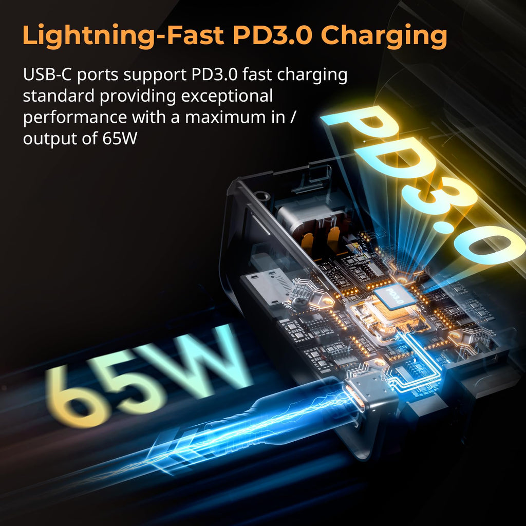 99Wh 6800mAh V-Mount Professional Camera Battery With 65W USB-C PD