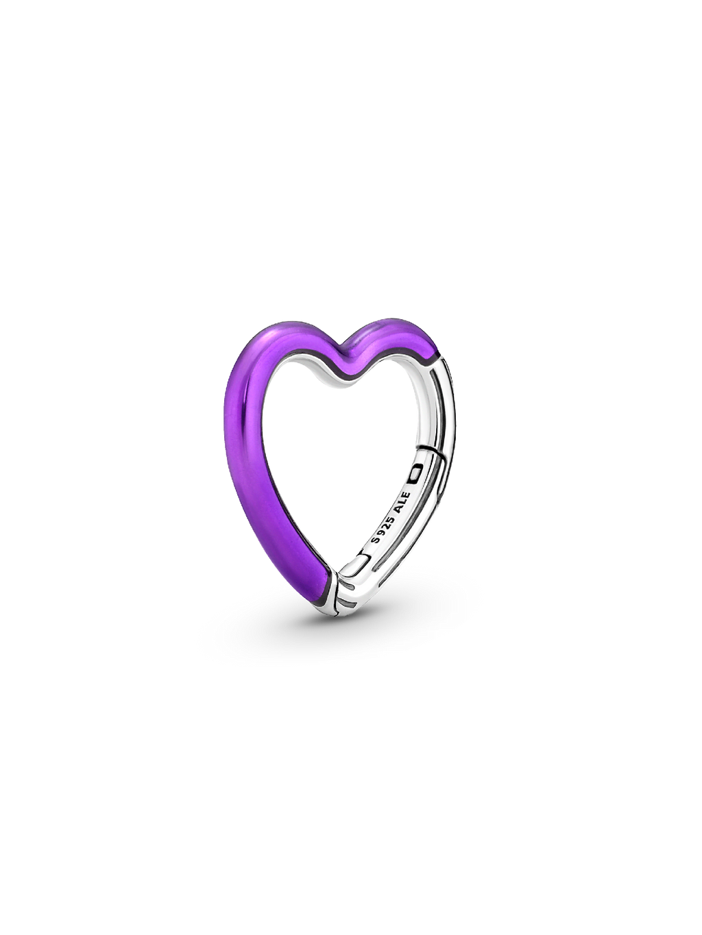Pandora ME Purple Heart Openable Link