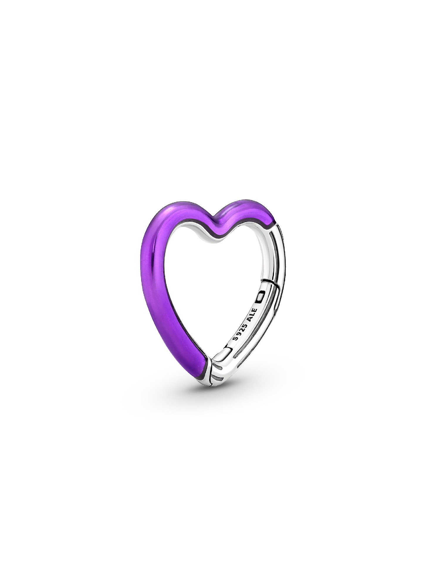 Pandora ME Purple Heart Openable Link
