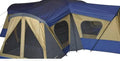 Ozark Trail 14-Person 3 Season Cabin Tent, Blue Yellow, 20 Inches Floor Width, 78 Inches Height - Base Camp