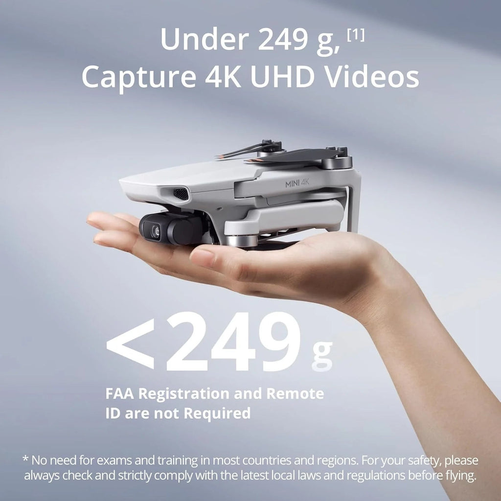 4K UHD Camera Drone Under 249 g With 3-Axis Gimbal, 10 km Video Transmission, Auto Return And 31-Min Flight Time