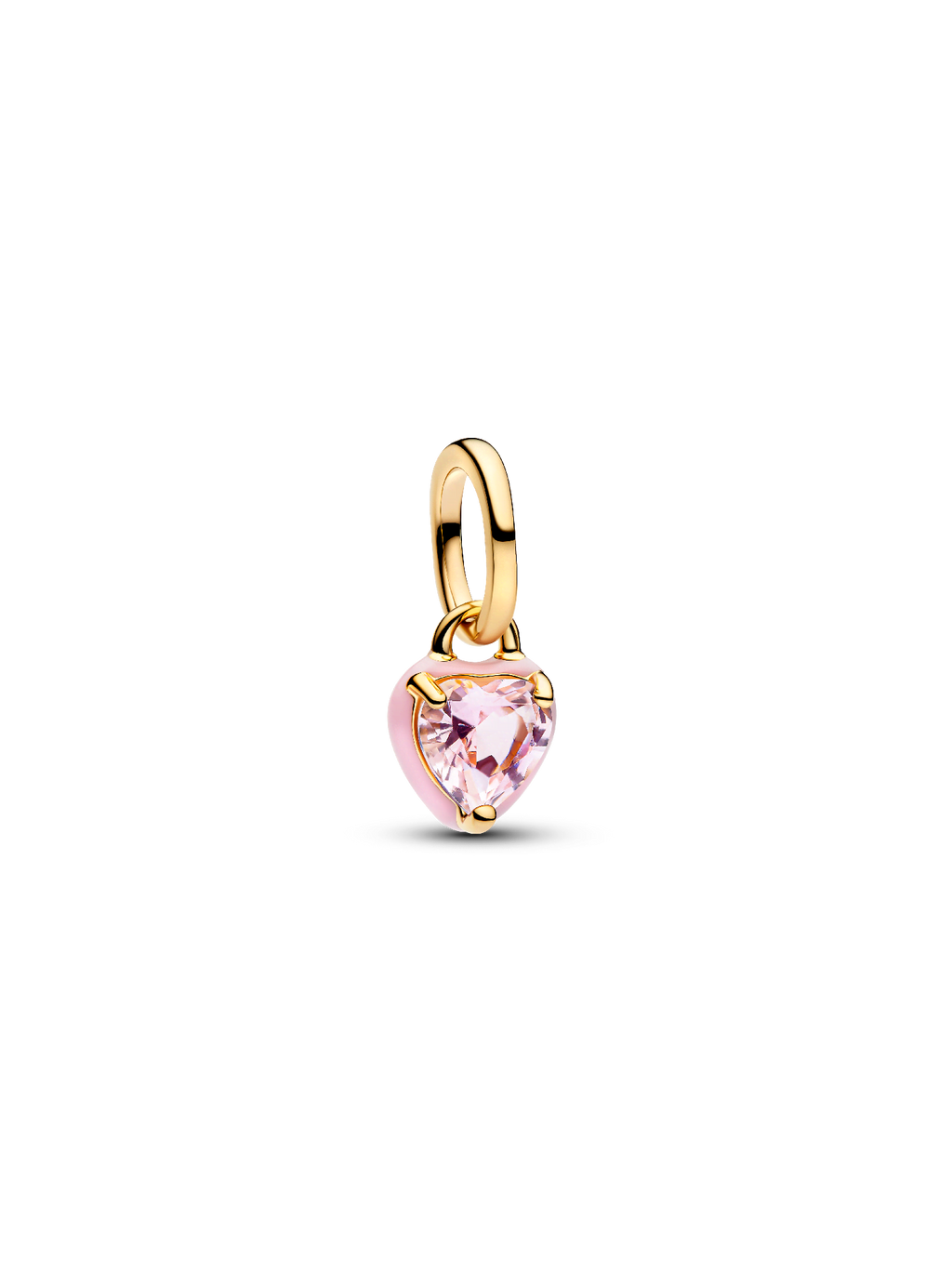 Pink Chakra Heart Mini Dangle Charm