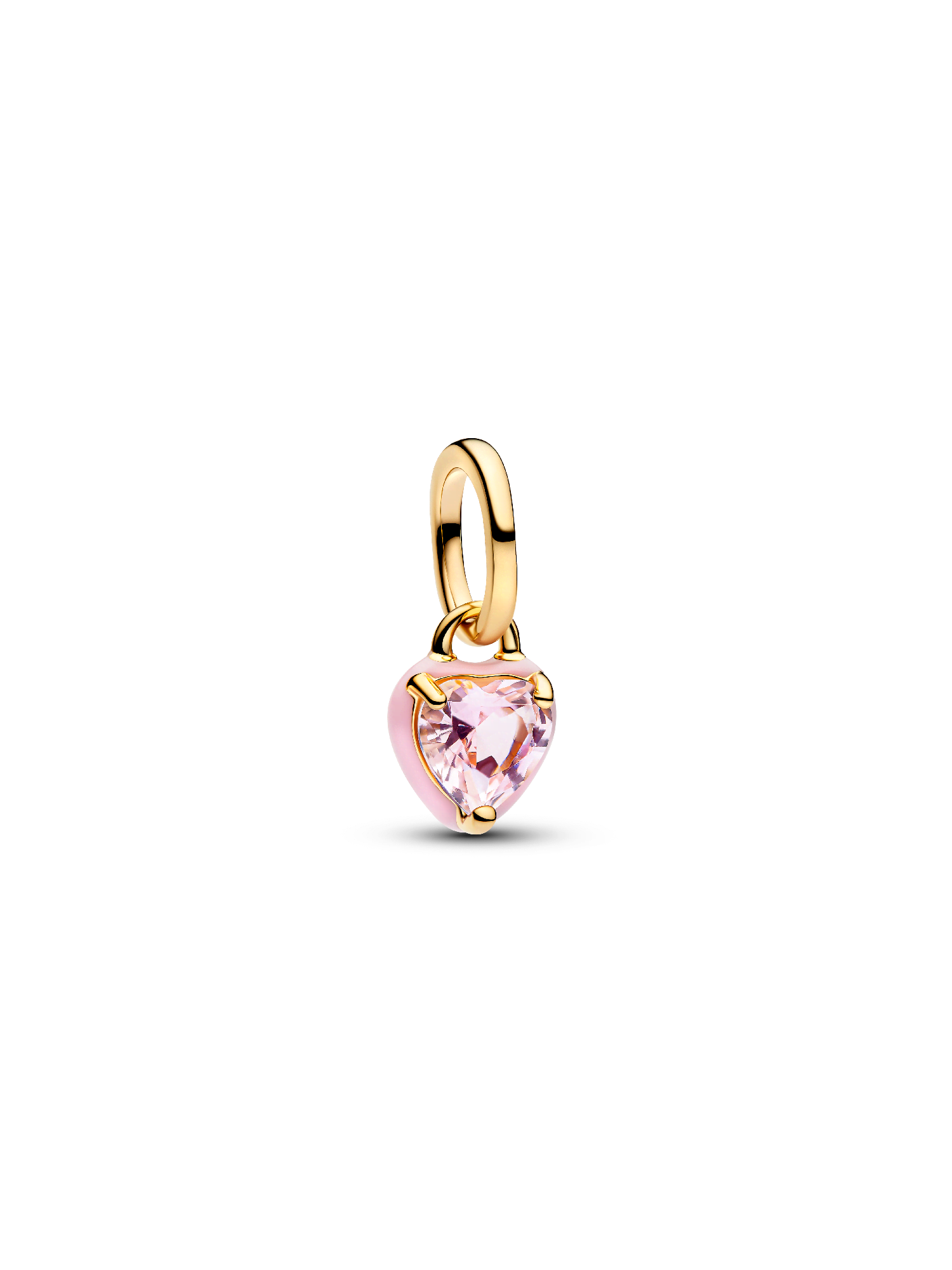 Pink Chakra Heart Mini Dangle Charm