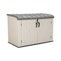 Lifetime Horizontal Storage Shed, Tan, 75 Cubic Feet - 60170