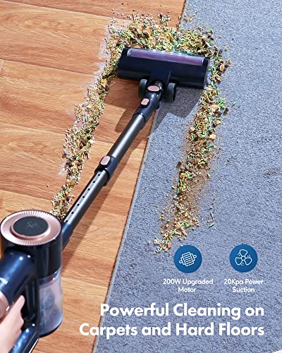 Homeika Cordless Stick Vacuum Cleaner With LED Display, 20 Kpa Suction, 1.5L Dust Cup