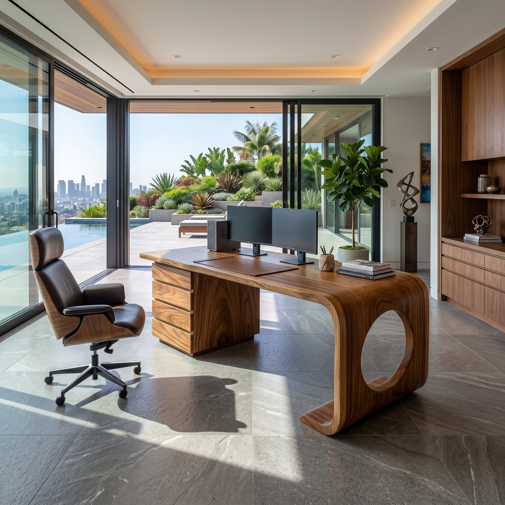 Contemporary Executive Desk Garden Office