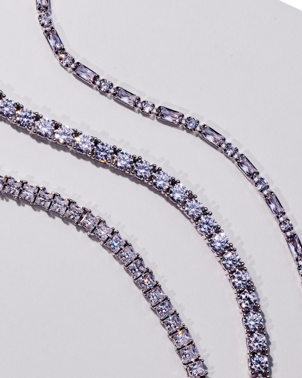 Georgia CZ Tennis Necklace - view 9