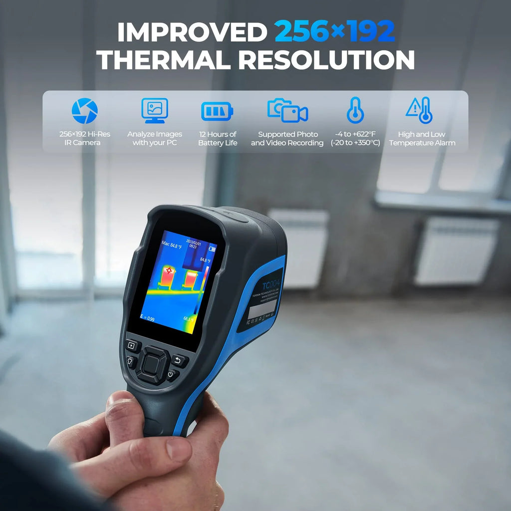 TOPDON Thermal Imaging Camera 256 x 192 IR High Resolution - TC004