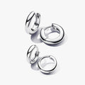 PANDORA ESSENCE Round Hoop Earring Stack