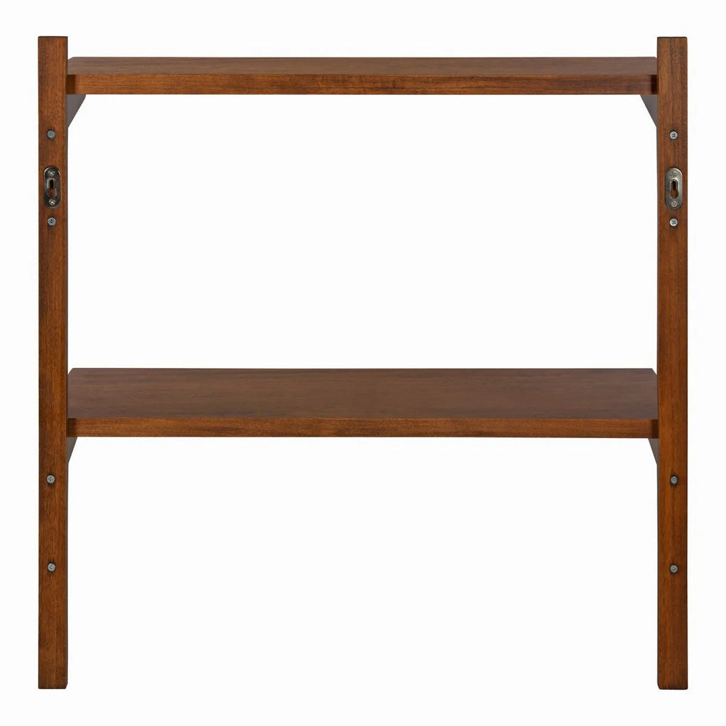 Mid-Century Wall Shelves, 24x8x24 Inch Decorative Wall-Mounted Storage And Display Shelving