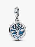 Glow-in-the-dark Infinity Tree Double Dangle Charm