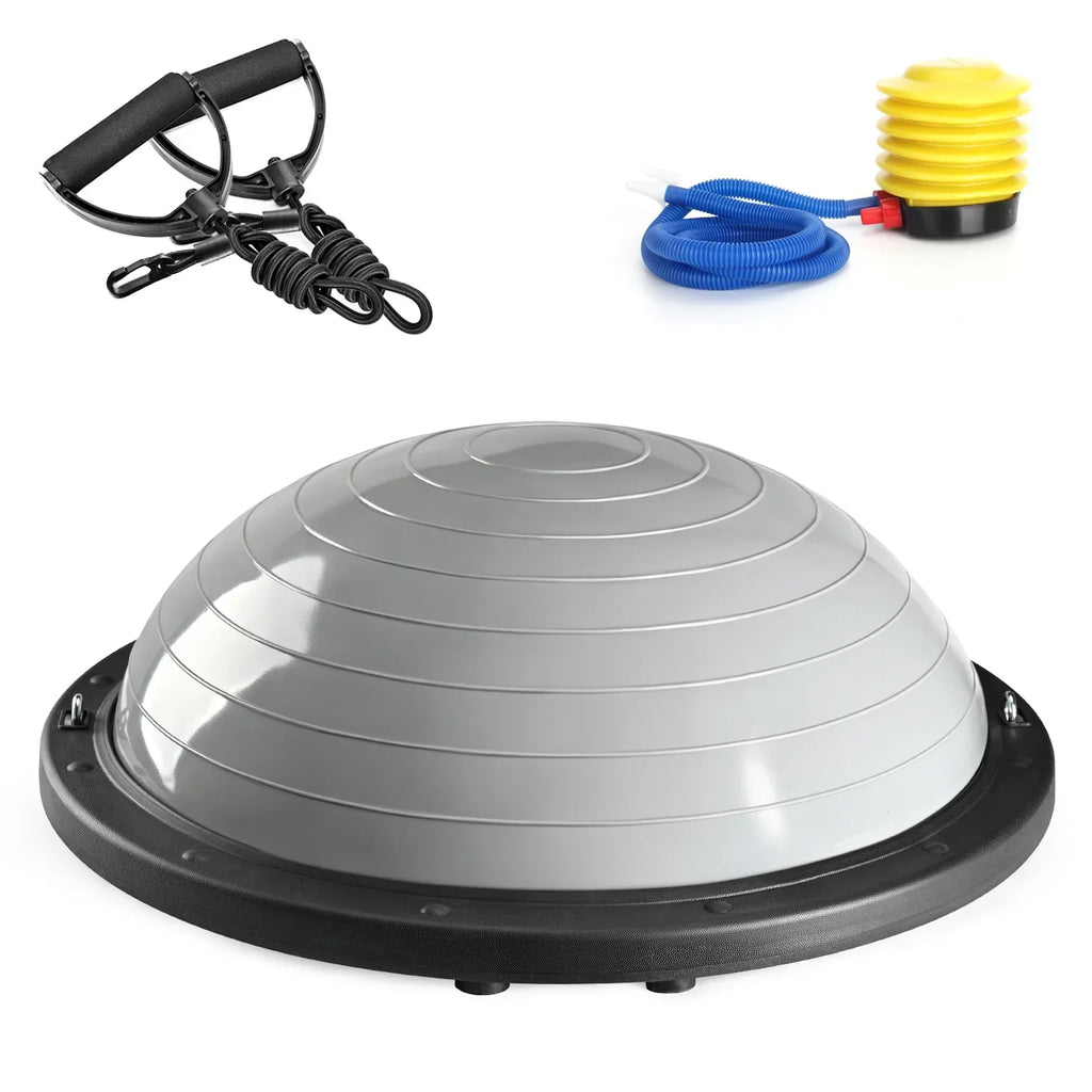 Wonder Maxi Half Dome Balance Trainer Exercise Ball With Resistance Bands And Pump