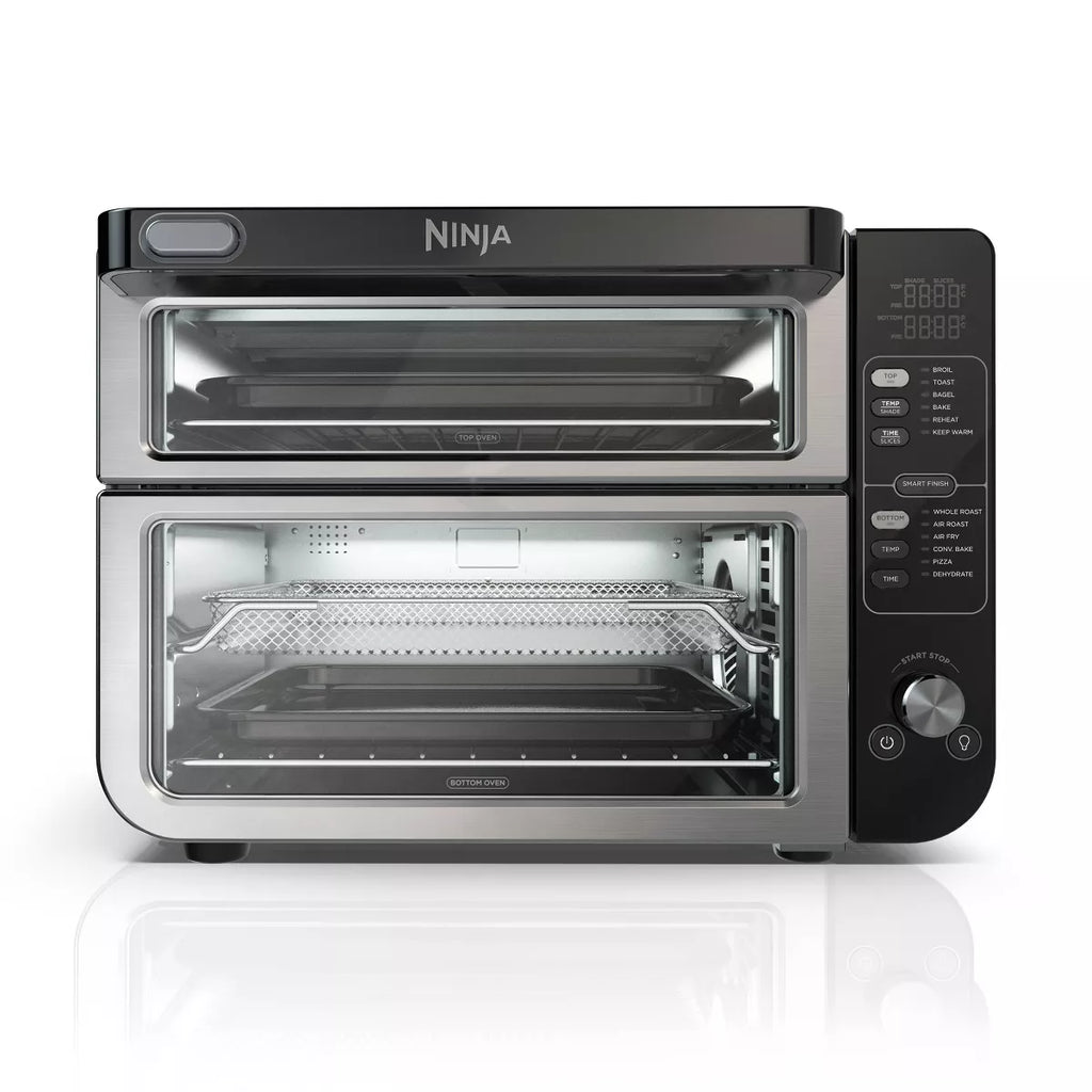 Ninja 12-in-1 Double Oven With FlexDoor, Rapid Top Oven, Convection And Air Fry Bottom Oven - DCT401