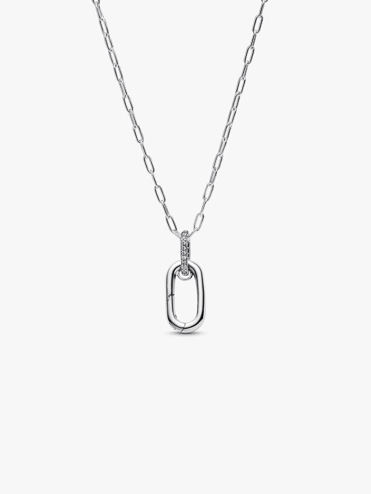 Rose Medallion Charm Necklace Set
