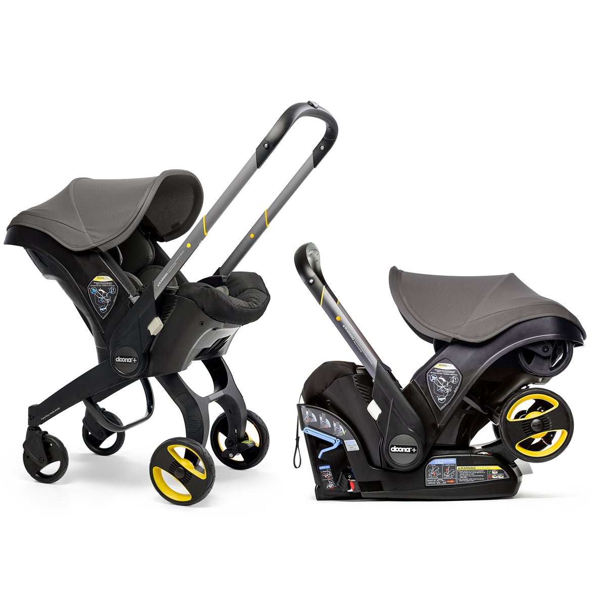 Doona Infant Car Seat Stroller With LATCH Base - 4-35 lbs