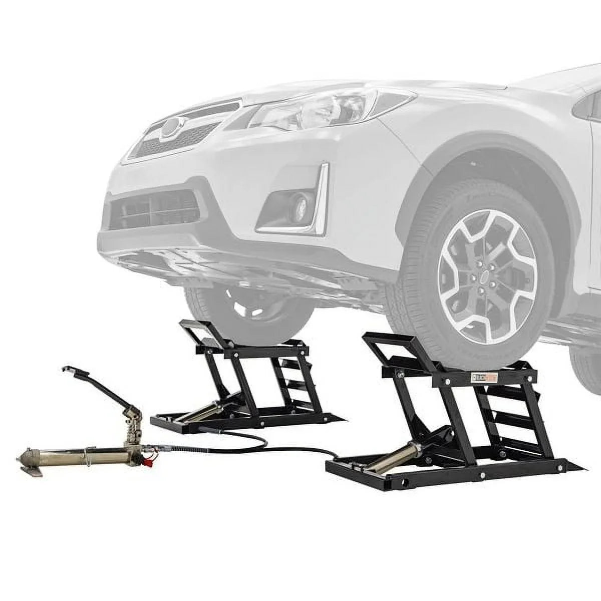 Black Widow Hydraulic Car Lift Ramps - 3,000 lb Per Pair Capacity, 5in to 15in