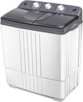 Giantex Portable Washing Machine, 20 lbs Wash And Spin Capacity, Gray & White