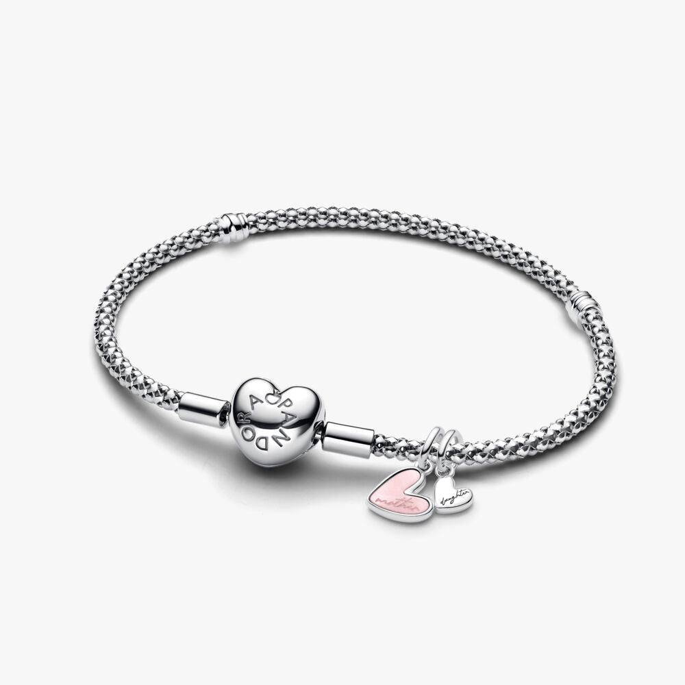 Mother Daughter Dangle Charm Bracelet