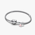 Mother Daughter Dangle Charm Bracelet