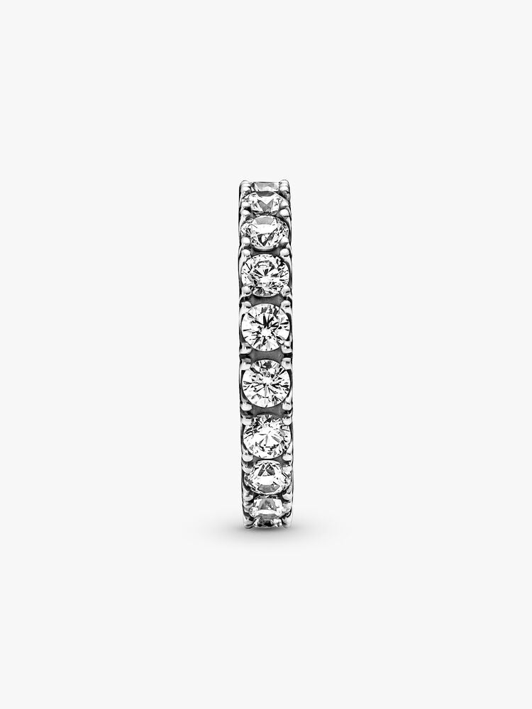 Sparkling Row Eternity Ring