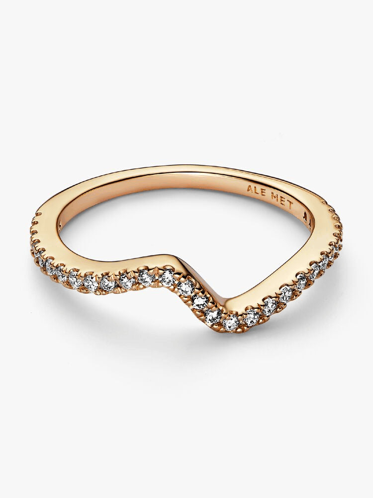 Sparkling Wave Ring