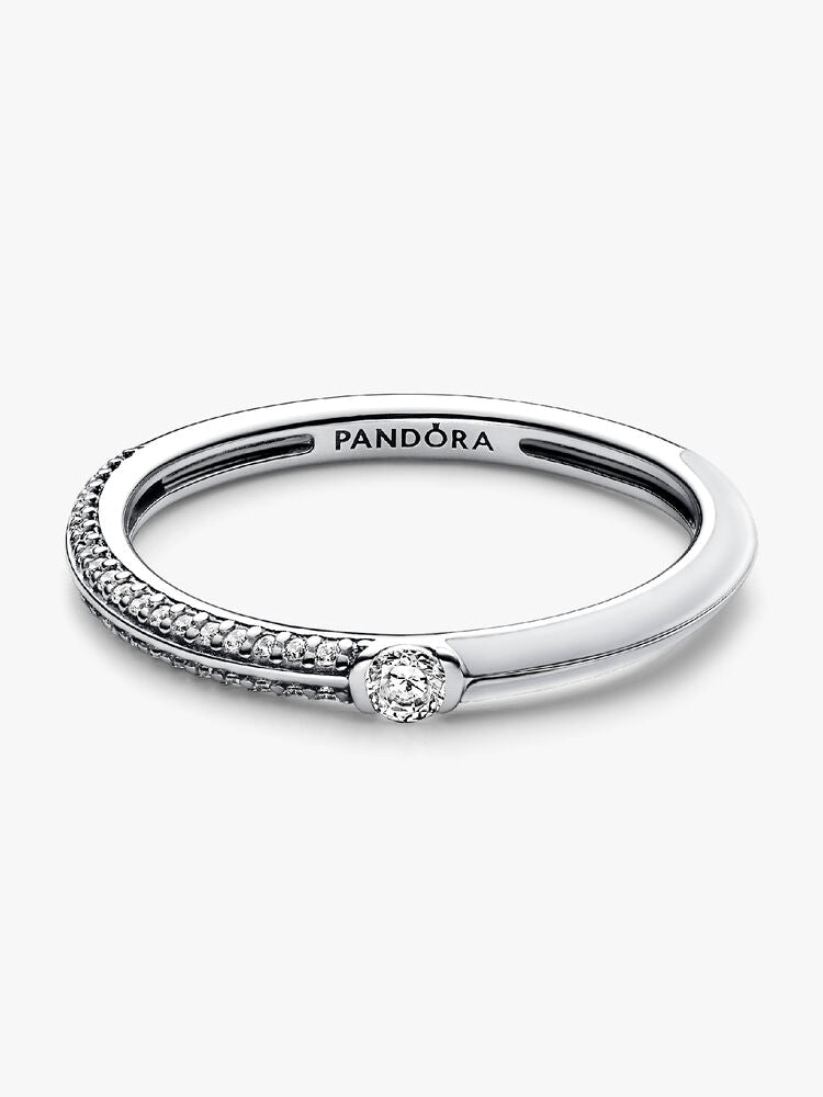 Pandora ME Pavé & White Dual Ring