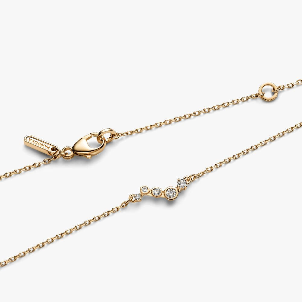 Pandora Era Lab-Grown Diamond Droplet Bar Necklace