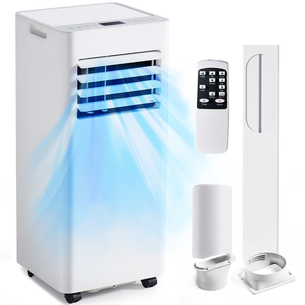 Bapipro Smart Portable Air Conditioner 10,000 BTU, WiFi, Remote, 4-in-1, 300 Sq Ft, 55dB