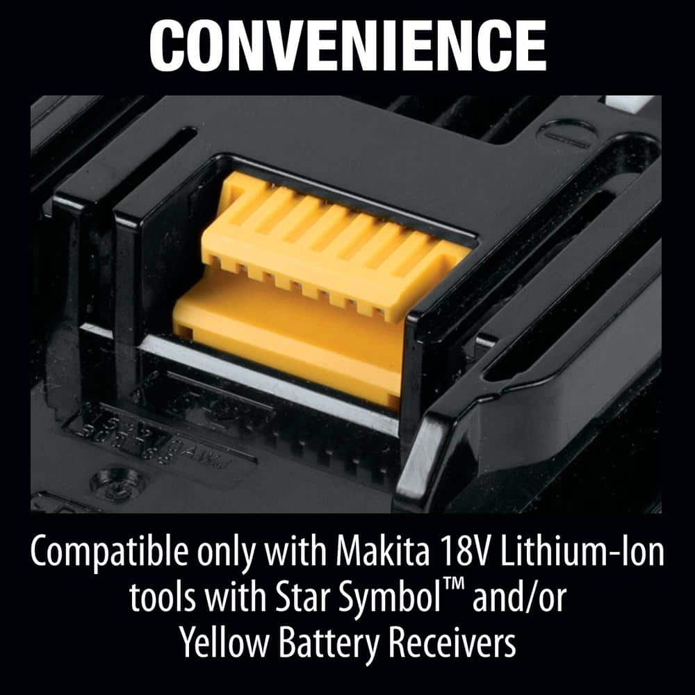 Makita 18V LXT 5.0Ah Battery And Rapid Optimum Charger Starter Pack With XAG04Z Brushless Angle Grinder - BL1850BDC2XAG04