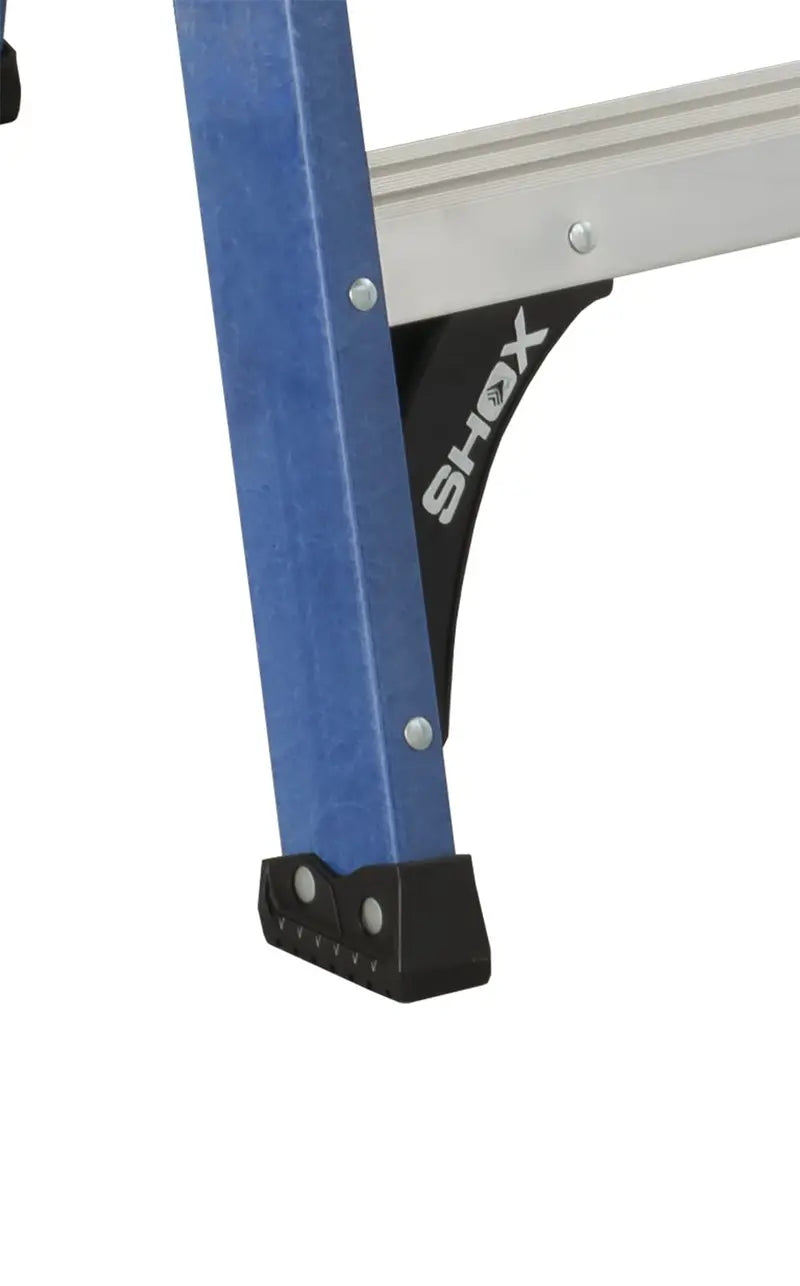 Louisville Ladder Fiberglass Step Ladder, 6-Foot, 10-Foot Reach, 225-lb Load Capacity - W-3217-06