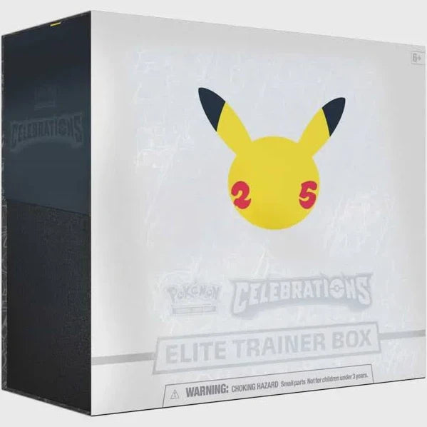 Pokemon Celebrations Elite Trainer Box With 10 Booster Packs, Greninja Foil Card, 65 Sleeves And 45 Energy Cards
