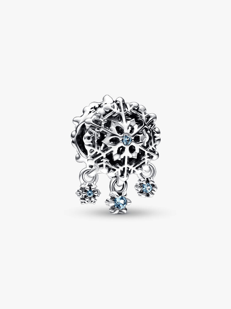 Icy Snowflake Drop Charm