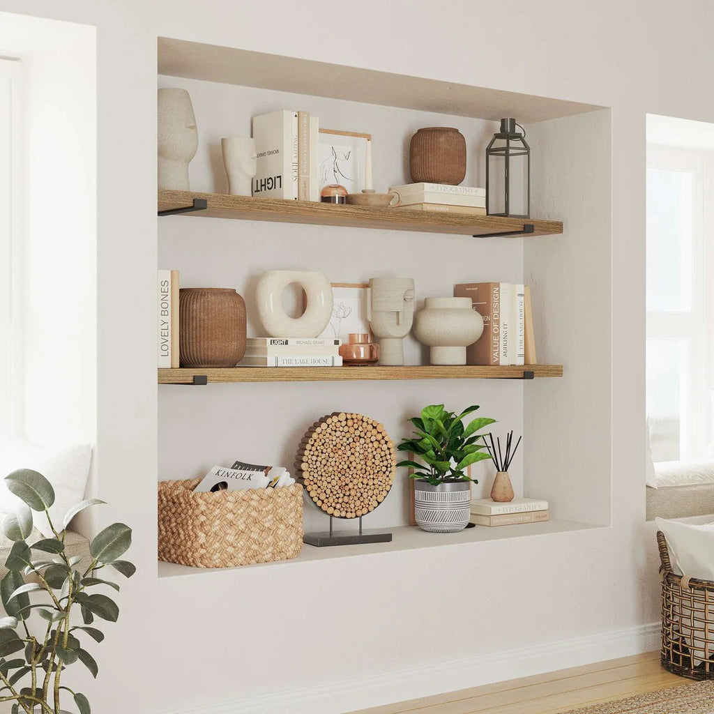 Floating Wall Shelf, 60 Inch x 9.25 Inch Deep