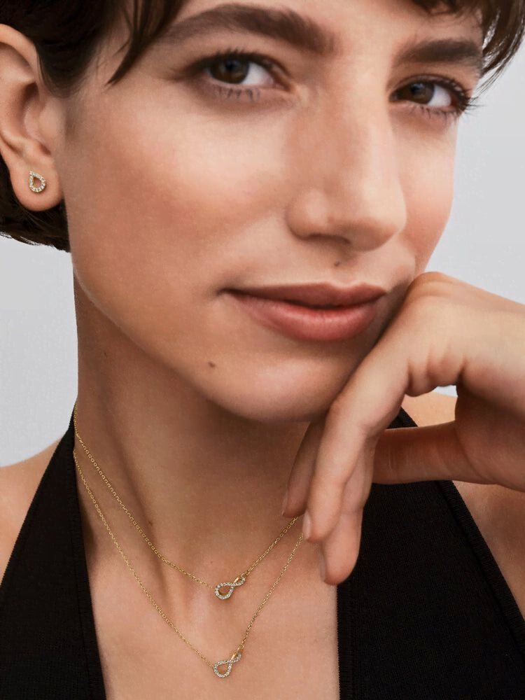 Pandora Infinite Lab-grown Diamond Pavé Pendant Necklace