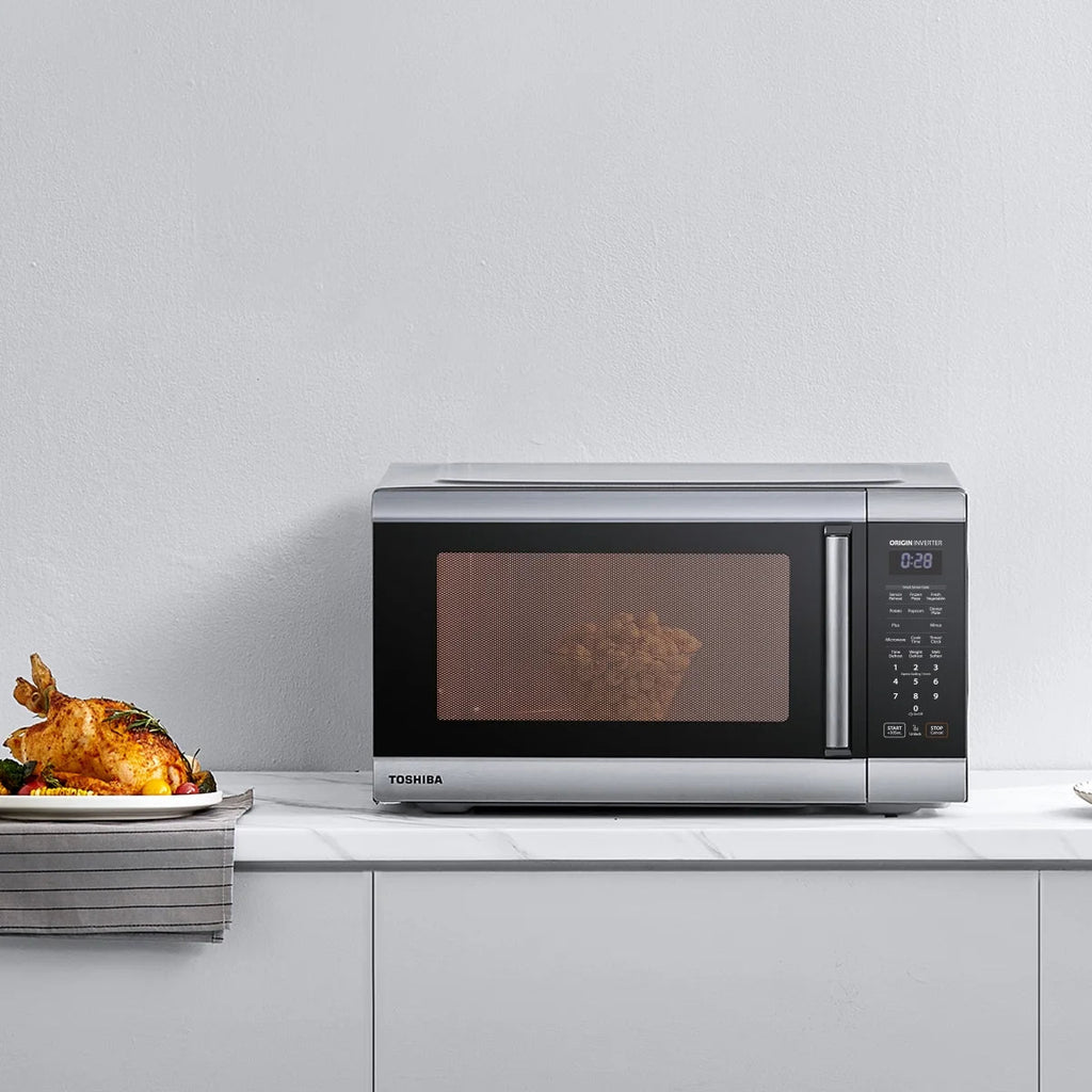 Toshiba Microwave Oven 2.2 Cu. Ft. 24.4 in Stainless Steel - WSI-EM22AST