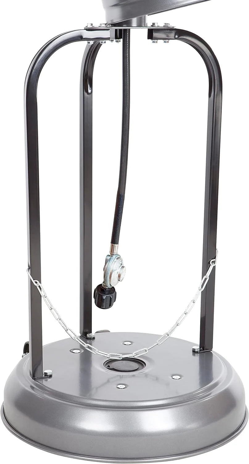 Amazon Basics Outdoor Propane Patio Heater With Wheels, 46,000 BTU - 61825