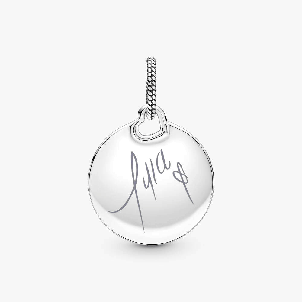 Tyla Signature Tyger Round Tag Dangle Charm
