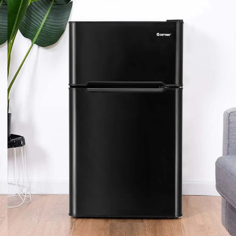 3.2 Cu. Ft. 2-Door Compact Refrigerator With Freezer - Black, Gray Or White
