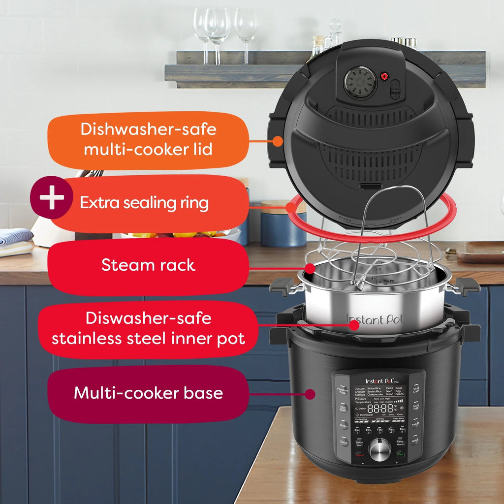 Instant Pot Pro 8-Quart 10-in-1 Electric Pressure Cooker